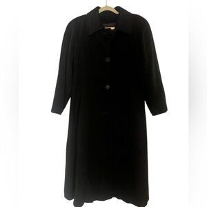 Vtg Regency Black Alpaca Maxi
Coat SZ8